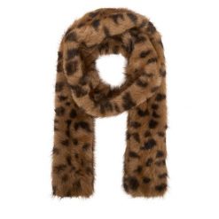 Szalik Guess. Brązowe szaliki i chusty damskie Guess, z aplikacjami. Za 344.99 zł.