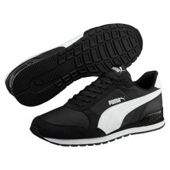 Trampki Puma ST Runner v2 NL, Czarny, Mężczyźni. Czarne trampki męskie Puma, bez wzorów, z gumy, bez zapięcia. Za 240.95 zł.