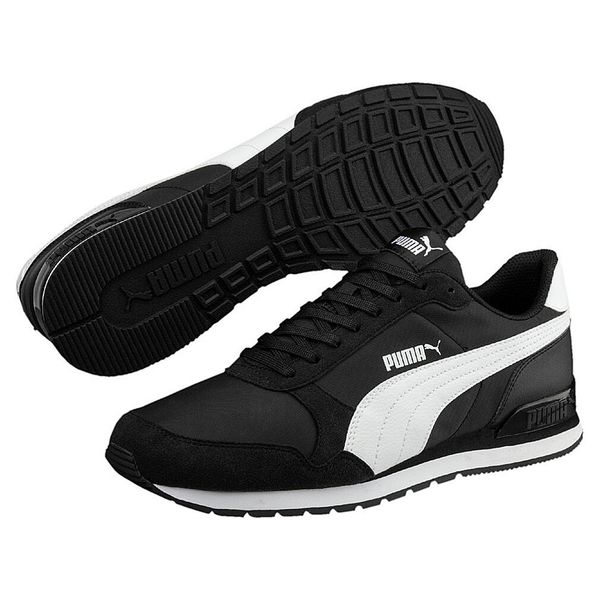 Trampki Puma ST Runner v2 NL, Czarny, Mężczyźni. Czarne trampki męskie Puma, bez wzorów, z gumy, bez zapięcia. Za 240.95 zł.