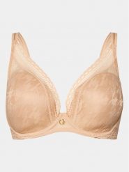 Chantelle Biustonosz z fiszbiną Impressio C11XNA Beżowy. Brązowe biustonosze Chantelle, bez wzorów, z syntetyku. Za 379.99 zł.
