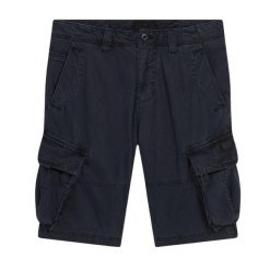 Spodenki cargo Superdry Core. Niebieskie szorty męskie Superdry., m, bez wzorów, z bawełny, vintage. W wyprzedaży za 293.25 zł.