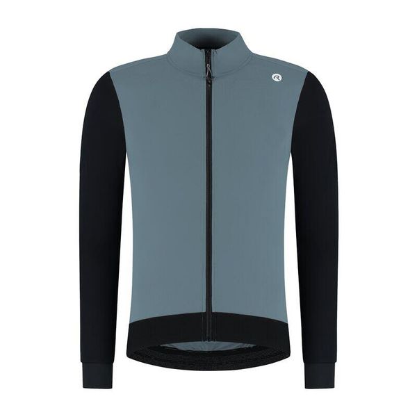 Koszulka rowerowa męska Rogelli Distance II z długim rękawem. Czarne bluzy męskie Rogelli, m, bez wzorów, ze skóry, bez kaptura. Za 367.00 zł.