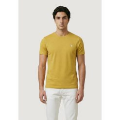 Koszulka crop top Mężczyzna U.S. POLO ASSN. MICK-BASIC. Żółte koszulki polo męskie U.S. Polo Assn., m, bez wzorów, z bawełny, bez ramiączek. W wyprzedaży za 159.30 zł.