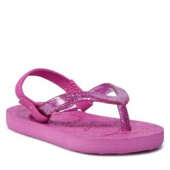 Sandały Roxy. Czerwone sandały dziewczęce Roxy, bez zapięcia. Za 69.99 zł.