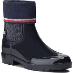 Kalosze TOMMY HILFIGER - Knitted Sock Rain Bo FW0FW03565 Midnight 403. Kozaki damskie Tommy Hilfiger. W wyprzedaży za 249.00 zł.