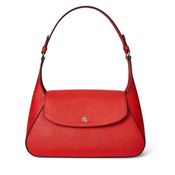 Torebka LAUREN RALPH LAUREN. Czerwone torebki do ręki damskie Lauren Ralph Lauren, bez wzorów, klasyczne, bez dodatków. Za 1,069.00 zł.