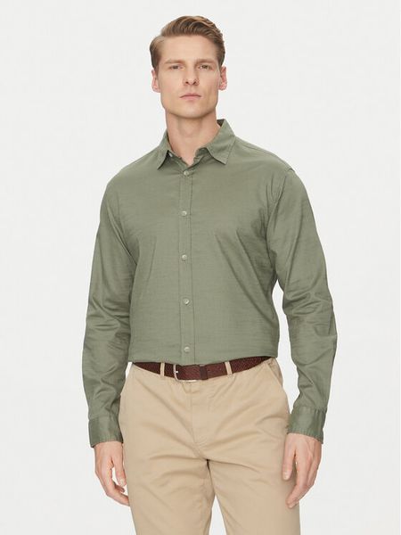 Jack & Jones Koszula Pierre 12270085 Zielony Relaxed Fit. Zielone koszule męskie Jack & Jones, m, bez wzorów, z bawełny, bez kołnierzyka, bez ramiączek. Za 99.99 zł.