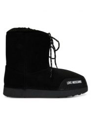LOVE MOSCHINO Śniegowce JA24112G1PISF000 Czarny. Czarne śniegowce i trapery damskie Love Moschino, ze skóry. Za 709.99 zł.