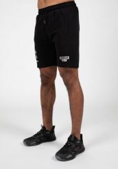 Lopez Szorty - Czarny. Czarne krótkie spodenki sportowe męskie GORILLA WEAR, l, bez wzorów, z bawełny, na fitness i siłownię. Za 209.00 zł.