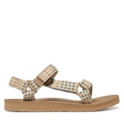 Sandały Teva. Niebieskie sandały dziewczęce Teva, bez zapięcia. Za 183.99 zł.