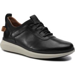 Sneakersy CLARKS - Un Globe Vibe 261401637 Black Leather. Czarne półbuty na co dzień męskie Clarks, z materiału, eleganckie, bez zapięcia. W wyprzedaży za 239.00 zł.