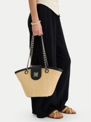 Nine West Torebka CEO-Tribeca Dream-LDA 8917 Beżowy. Brązowe torebki do ręki damskie Nine West, bez wzorów, z materiału, bez dodatków. Za 269.99 zł.