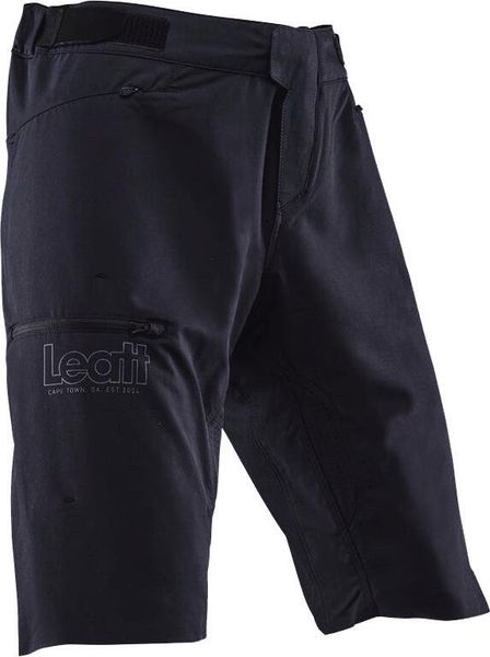 Spodenki rowerowe LEATT Shorts MTB Enduro 1.0. Czarne szorty męskie LEATT, xl, bez wzorów, z poliesteru. Za 319.99 zł.