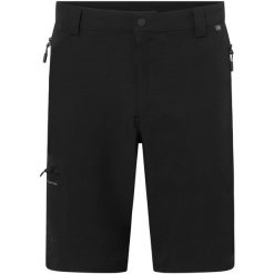 Spodenki turystyczne Viking Sumatra. Czarne krótkie spodenki sportowe męskie Viking, m, bez wzorów, z elastanu, trekkingowe. Za 179.99 zł.