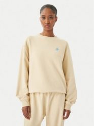 Tommy Hilfiger Bluza Logo Embroidery WW0WW48724 Beżowy jasny Relaxed Fit. Brązowe bluzy damskie Tommy Hilfiger, m, bez wzorów, z bawełny, bez kaptura. Za 399.99 zł.