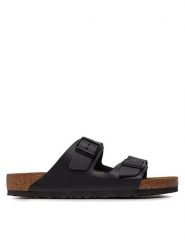 Birkenstock Klapki Arizona Bs 0051191 Czarny. Czarne klapki męskie Birkenstock, ze skóry. Za 449.00 zł.