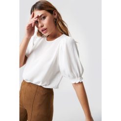 Trendyol Bluzka z krótkim bufiastym rękawem - White. Bluzki damskie marki Trendyol. Za 80.95 zł.