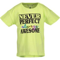 Blue Seven - Top dziecięcy 92-128 cm. Żółte t-shirty i topy dla dziewczynek Blue Seven, bez wzorów, z bawełny, bez ramiączek. W wyprzedaży za 19.90 zł.