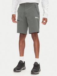 Jack Wolfskin Szorty sportowe Pico Trail A63908 Zielony Regular Fit. Zielone krótkie spodenki sportowe męskie Jack Wolfskin, m, bez wzorów, z syntetyku, trekkingowe. Za 239.99 zł.