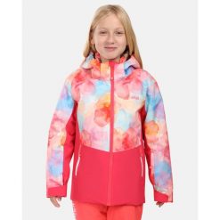 Dziewczęca kurtka narciarska Kilpi SAMARA-JG. Czerwone buty zimowe dziewczęce Kilpi, bez wzorów, bez zapięcia. Za 628.61 zł.