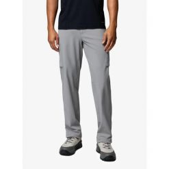 Spodnie turystyczne Columbia Silver Ridge Elite Pant. Szare spodnie sportowe męskie Columbia, na lato, bez wzorów, trekkingowe. Za 377.99 zł.