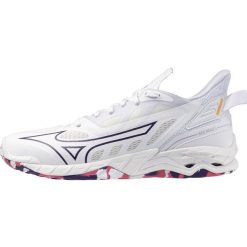 Damskie buty halowe Mizuno Wave Mirage. Białe obuwie sportowe damskie Mizuno, bez wzorów, do piłki ręcznej, mizuno wave. Za 369.99 zł.