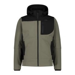 Kurtka męska turystyczna CMP 3A01787N. Zielone kurtki sportowe męskie CMP, l, bez wzorów, z softshellu, trekkingowe. W wyprzedaży za 268.90 zł.