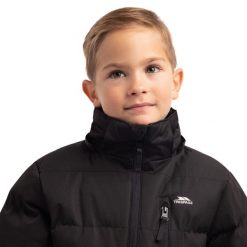 Trespass Tuff - Męski Jkt Black. Czarne kurtki sportowe męskie Trespass, m, bez wzorów, z puchu, trekkingowe. Za 318.99 zł.