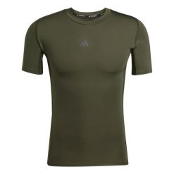 Koszulka adidas Techfit. Zielone buty sportowe męskie Adidas, bez zapięcia, na fitness i siłownię, techfit (adidas). Za 172.50 zł.