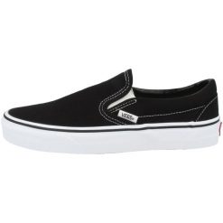 Buty VANS CLASSIC SLIP-ON Czarny. Czarne trampki i tenisówki damskie Vans, bez wzorów, z tkaniny, bez zapięcia. Za 311.99 zł.