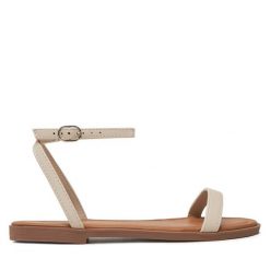 Sandały DeeZee. Sandały damskie DeeZee, bez wzorów, bez obcasa, na płaskiej podeszwie, bez zapięcia. Za 89.99 zł.