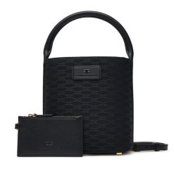 Torebka Elisabetta Franchi. Czarne torebki do ręki damskie Elisabetta Franchi, bez wzorów, klasyczne, bez dodatków. Za 1,289.00 zł.
