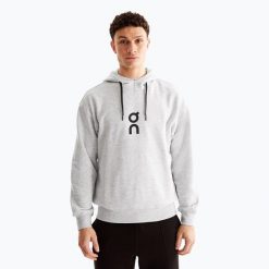 Bluza męska On Club Hoodie. Szare bluzy męskie On, m, bez wzorów, z bawełny, bez kaptura. Za 449.99 zł.