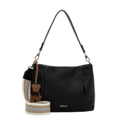 Tamaris Worek TAS Katrina Torebki 1 ct Czarny Damski. Czarne torby na ramię damskie Tamaris, z aplikacjami, z poliesteru, bez dodatków. Za 242.99 zł.