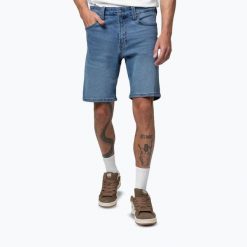 Spodenki męksie Pitbull Hornblend Jeans Pocket. Niebieskie szorty męskie PITBULL, m, bez wzorów, z bawełny, klasyczne. Za 159.99 zł.