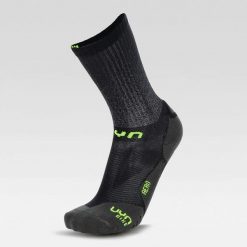 Skarpety rowerowe męskie Uyn Cycling Aero Socks Black / Lime. Czarne skarpety męskie UYN, bez wzorów. Za 89.99 zł.