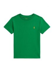 Polo Ralph Lauren T-Shirt 322832904500 Zielony Regular Fit. Zielone t-shirty dla chłopców Polo Ralph Lauren, bez wzorów, z bawełny, bez ramiączek. Za 199.99 zł.