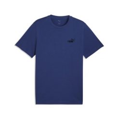 Męska koszulka Essentials z małym logo No. 1 PUMA. Fioletowe koszulki sportowe męskie Puma, m, bez wzorów, z bawełny, bez kołnierzyka, bez ramiączek, na fitness i siłownię. Za 74.00 zł.