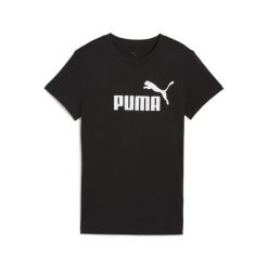 Damska koszulka ESS No. 1 Logo PUMA Black. Białe obuwie sportowe damskie Puma, bez wzorów, z gumy, na fitness i siłownię. Za 99.00 zł.