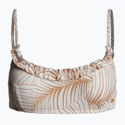 Góra od stroju kąpielowego ROXY Palm Tree Dreams. Białe bikini damskie Roxy, xs, bez wzorów. Za 67.99 zł.