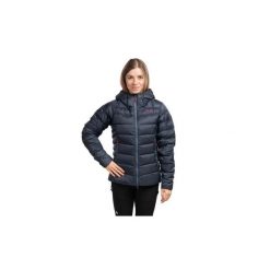 Kurtka puchowa damska Electron Pro Hoody Women. Niebieskie kurtki damskie RAB, bez wzorów, z puchu, z kapturem. Za 1,419.99 zł.