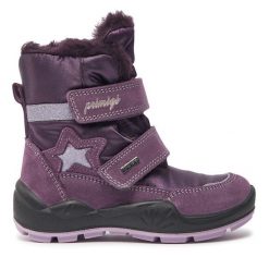Śniegowce Primigi. Fioletowe śniegowce dziewczęce Primigi, z gore-texu, bez zapięcia. Za 479.99 zł.