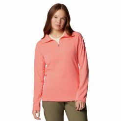 Bluza polarowa damska Columbia Glacial IV Half Zip. Brązowe bluzy sportowe damskie Columbia, bez wzorów, z polaru, bez kaptura, trekkingowe. Za 97.99 zł.