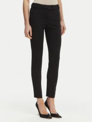 Rinascimento Spodnie materiałowe CFC0127865003 Czarny Slim Fit. Czarne spodnie materiałowe damskie Rinascimento, s, bez wzorów, z materiału. Za 399.99 zł.