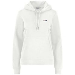 Bluza damska z kapturem Fila Lierna. Białe bluzy damskie Fila, xl, bez wzorów, z dresówki, z kapturem. Za 253.95 zł.