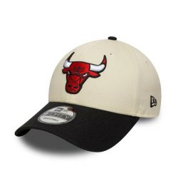 Czapka New Era 9Forty Chicago Bulls. Białe czapki i kapelusze męskie New Era, bez wzorów, z bawełny, sportowe. Za 168.00 zł.