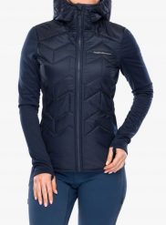 Kurtka hybrydowa damska Peak Performance Elevate Liner Hybrid Hood - blue shadow. Niebieskie kurtki damskie Poivre Blanc, bez wzorów, bez kaptura. Za 1,028.39 zł.