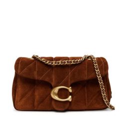 Torebka Coach. Brązowe torebki do ręki damskie Coach, bez wzorów, wizytowe, bez dodatków. Za 1,589.00 zł.