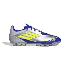 Buty piłkarskie adidas F50 League 2G/3G Messi AG. Szare buty sportowe męskie Adidas, bez zapięcia, do piłki nożnej. W wyprzedaży za 279.00 zł.