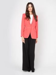 Patrizia Pepe Marynarka | 2S1420/A049 | Kobieta | Różowy. Czerwone żakiety damskie Patrizia Pepe, s, bez wzorów, z elastanu, eleganckie. W wyprzedaży za 649.00 zł.